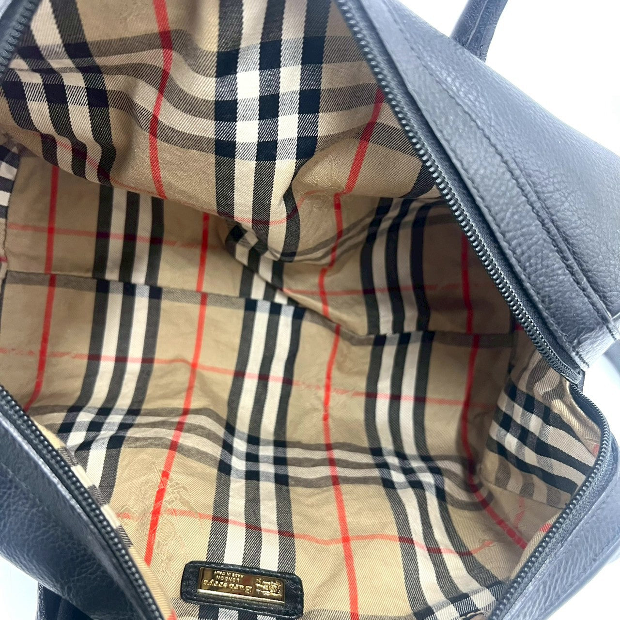 バーバリー レザー ハンドバッグ