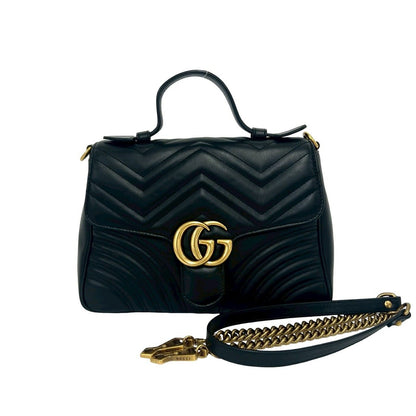 グッチ GGマーモント レザー2wayバッグ