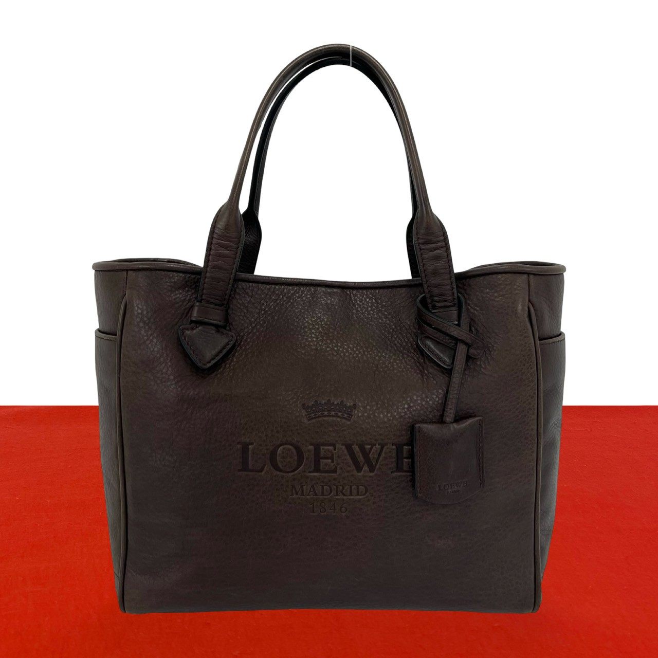 ロエベ レザー トートバッグ