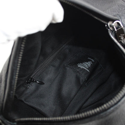 ディスコードヨウジヤマモト Y CROSS-BODYBAG レザーショルダーバッグ