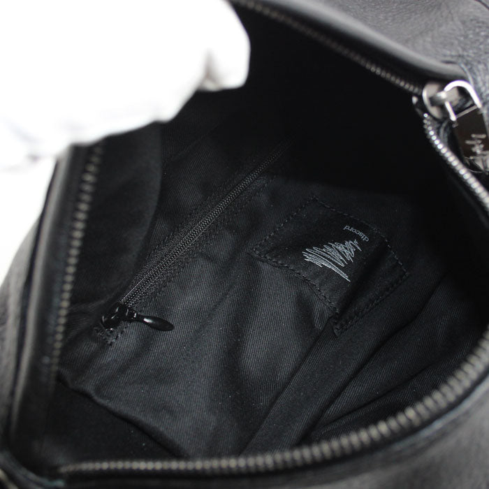 ディスコードヨウジヤマモト Y CROSS-BODYBAG レザーショルダーバッグ