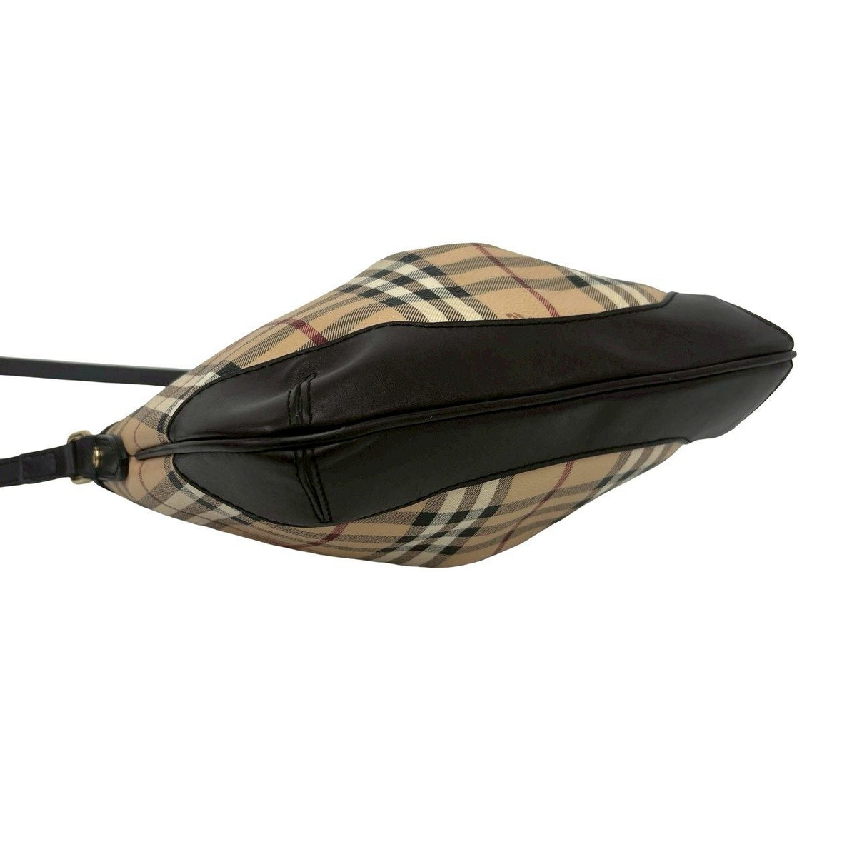 バーバリー チェック レザーショルダーバッグ