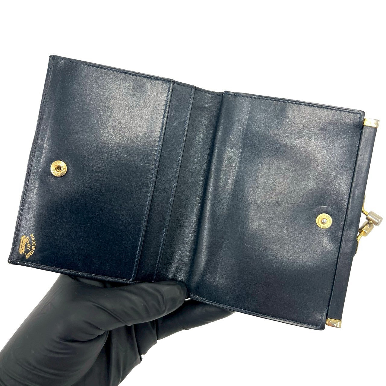 グッチ レザー PVC 二つ折り財布