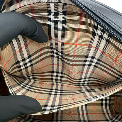 バーバリー レザーハンドバッグ