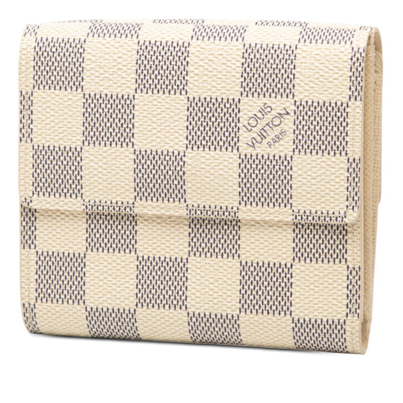 ルイヴィトン ポルトフォイユエリーズ ダミエアズール 財布