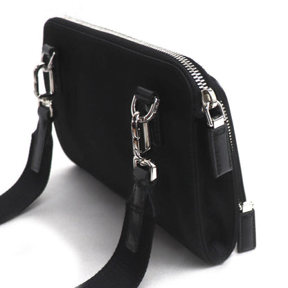 プラダ Re-Nylon サフィアーノレザー ショルダーバッグ