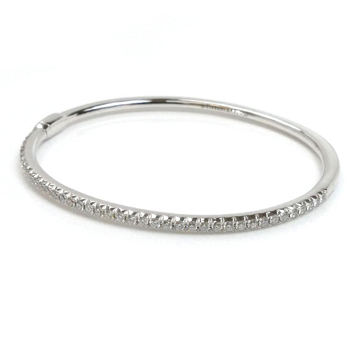 ティファニー メトロ K18WG ダイヤ ブレスレット サイズ 15