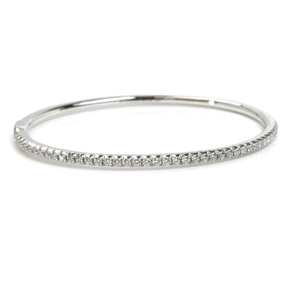 ティファニー メトロ K18WG ダイヤ ブレスレット サイズ 15