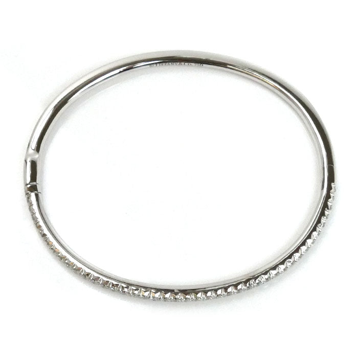 ティファニー メトロ K18WG ダイヤ ブレスレット サイズ 15