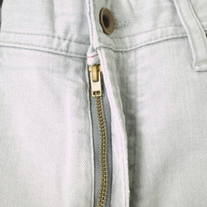 イージーンズ BOYFRIEND TAPERED 綿 ストレッチデニムパンツ