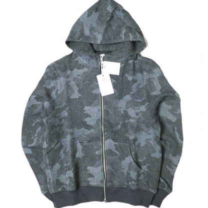 イージーンズ HONEYCOMB ZIP HOODIE コットン パーカー