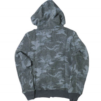 イージーンズ HONEYCOMB ZIP HOODIE コットン パーカー
