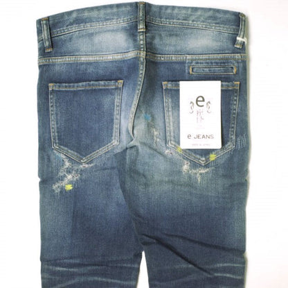 イージーンズ STRETCH SLIM 綿 デニムパンツ