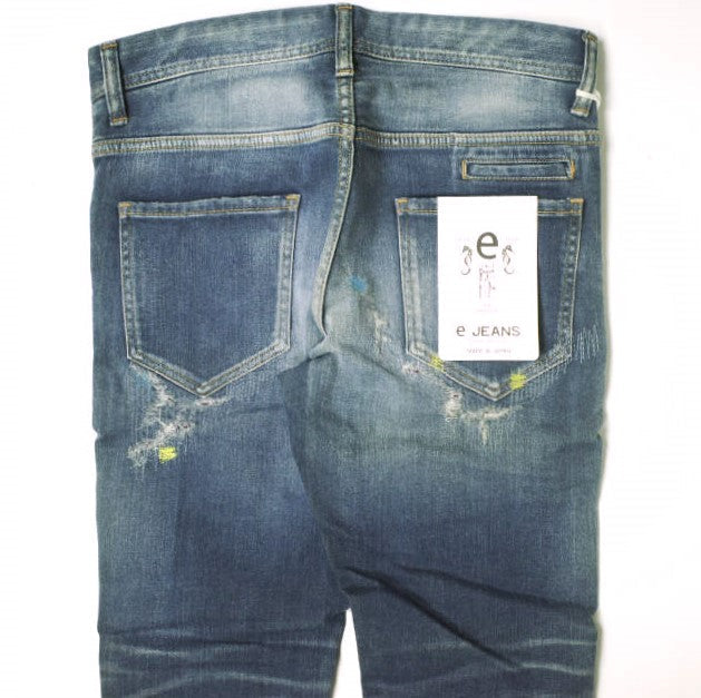 イージーンズ STRETCH SLIM 綿 デニムパンツ