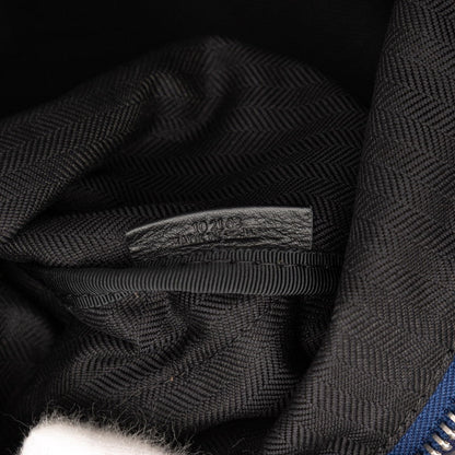 ロエベ アナグラム ロゴ キャンバス レザー ウエスト バッグ