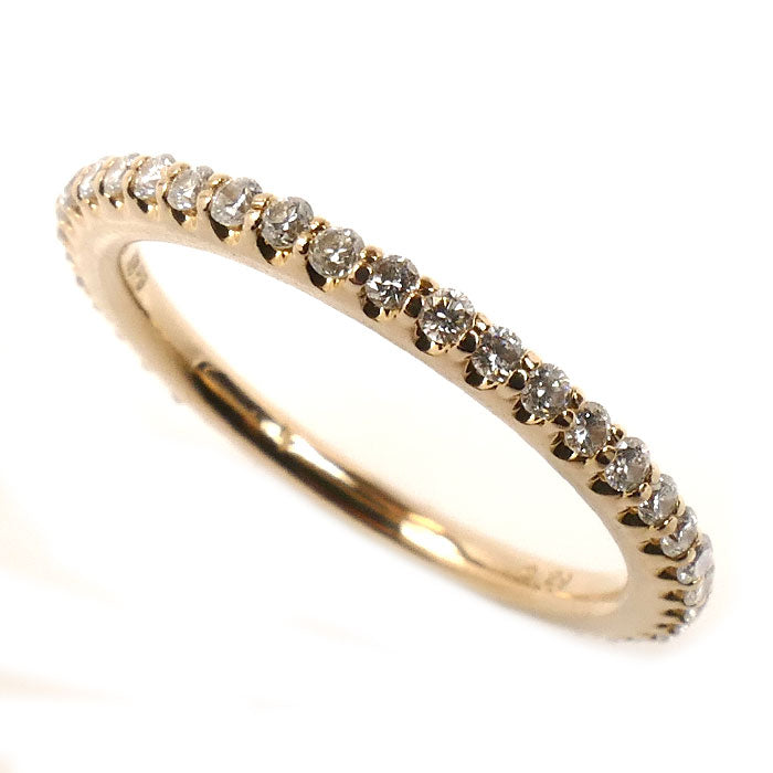 ポンテ ヴェキオ フル エタニティ Au750 ピンク ゴールド ダイヤモンド リング