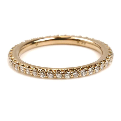 ポンテ ヴェキオ フル エタニティ Au750 ピンク ゴールド ダイヤモンド リング