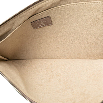 ルイヴィトン ポシェット・ジュール PM レザー クラッチバッグ