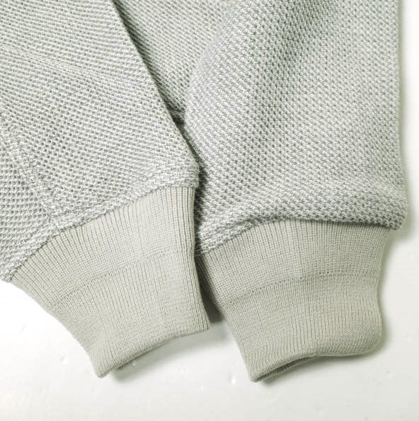 イージーンズ HONEYCOMB ZIP HOODIE コットンパーカー
