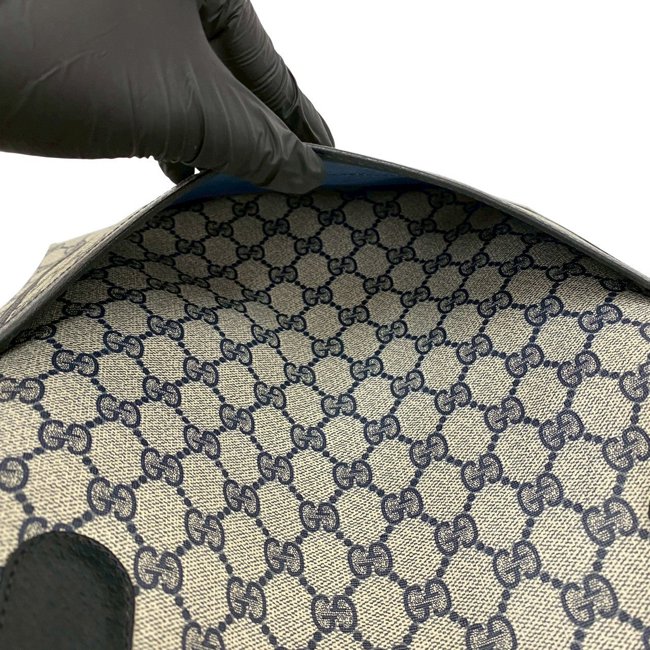 グッチ オールドGGロゴ PVCレザートートバッグ