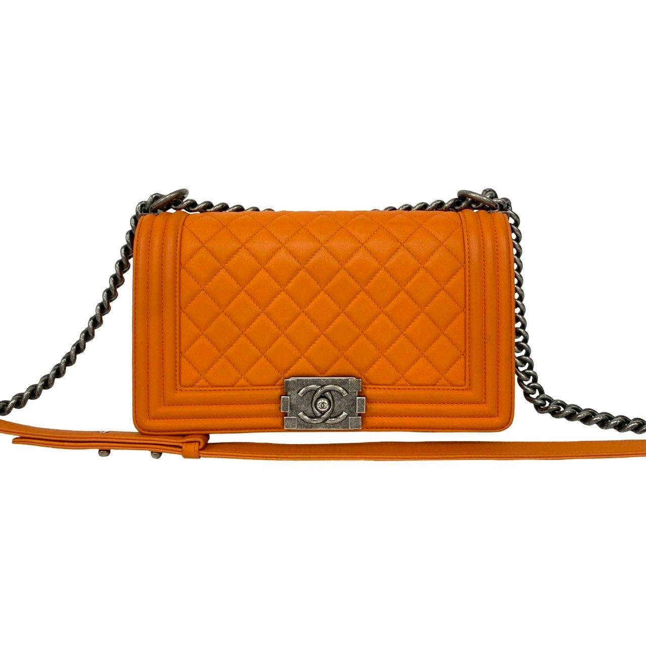 シャネル ボーイシャネル レザーショルダーバッグ
