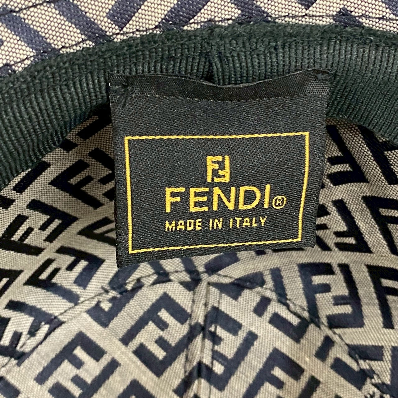 フェンディ ズッキーノ コットン ポリエステル バケットハット
