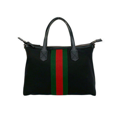 グッチ ナイロンレザー2wayショルダーバッグ