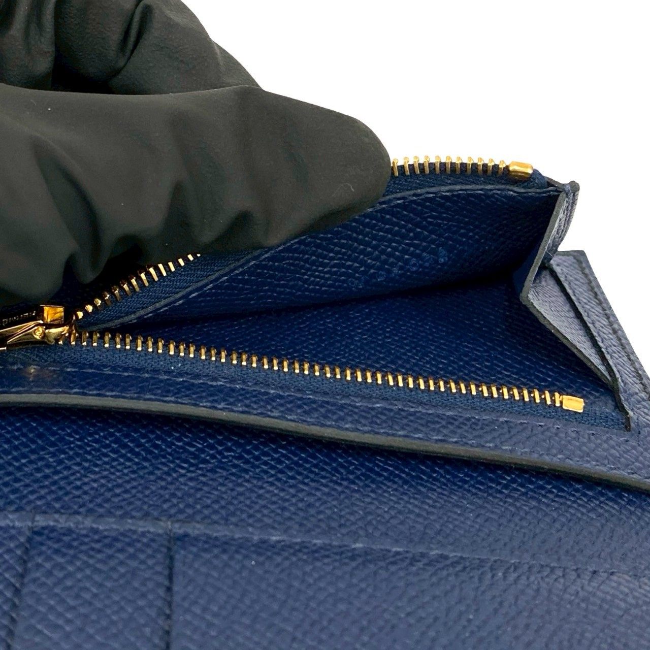 エルメス ベアン ヴォーエプソン三つ折り財布