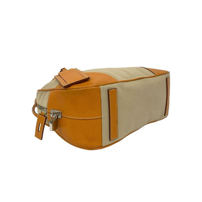 プラダ レザー キャンバス トートバッグ