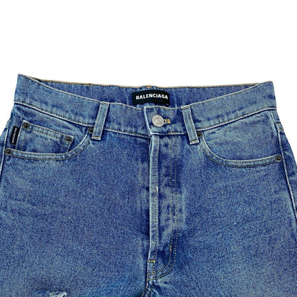 バレンシアガ コットンデニムパンツ
