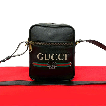 グッチ GGロゴ レザー ショルダーバッグ