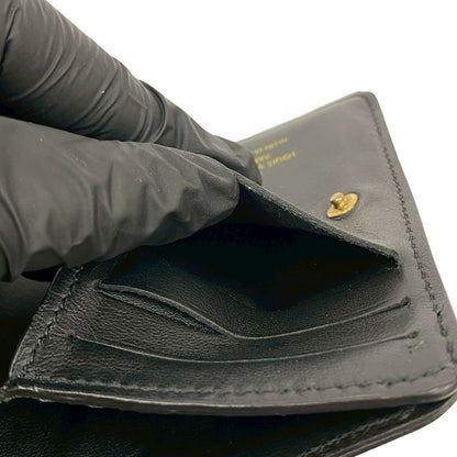 ルイヴィトン ポルトフォイユルー モノグラムアンプラント レザー二つ折り財布