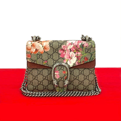 グッチ ディオニュソス GGスプリーム フローラ レザー 2wayショルダーバッグ