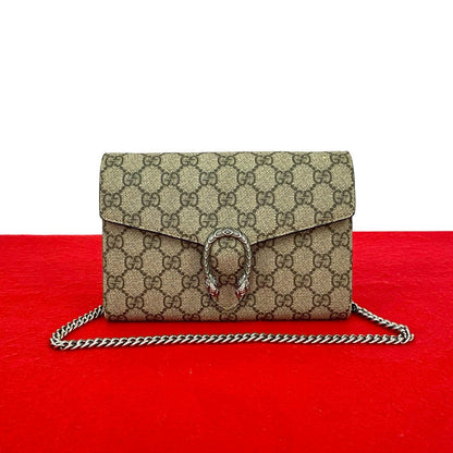 グッチ ディオニュソス GGスプリーム レザー 2wayショルダーバッグ