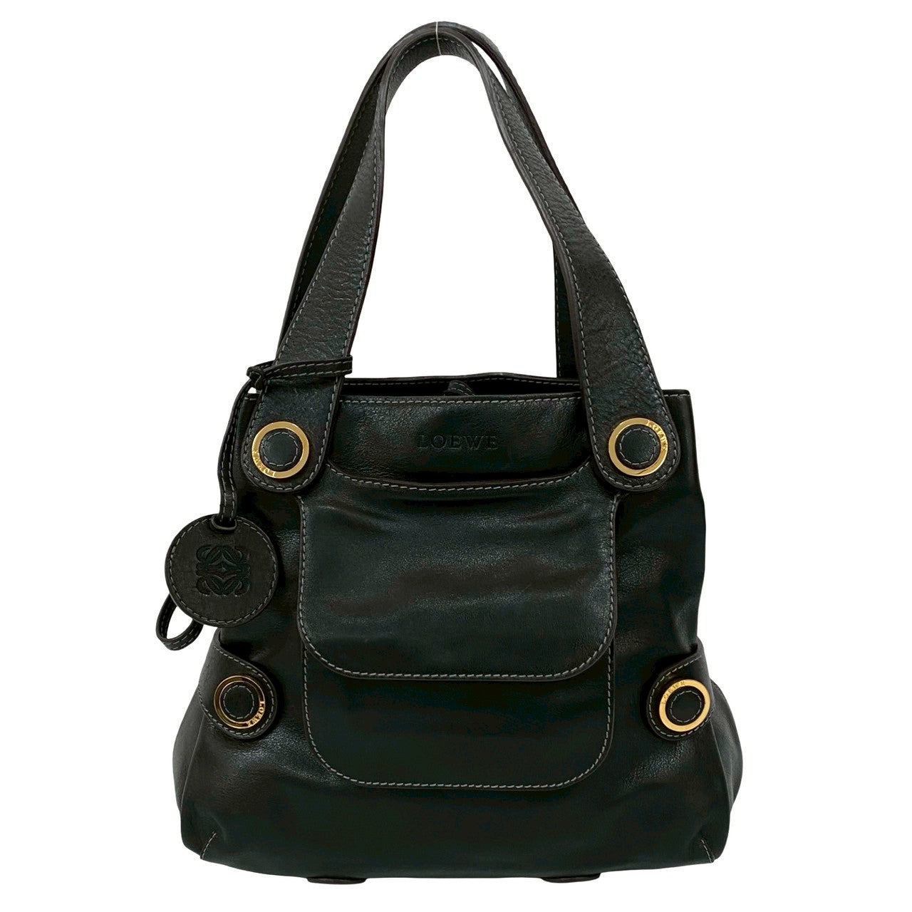 ロエベ アナグラム レザー2wayバッグ
