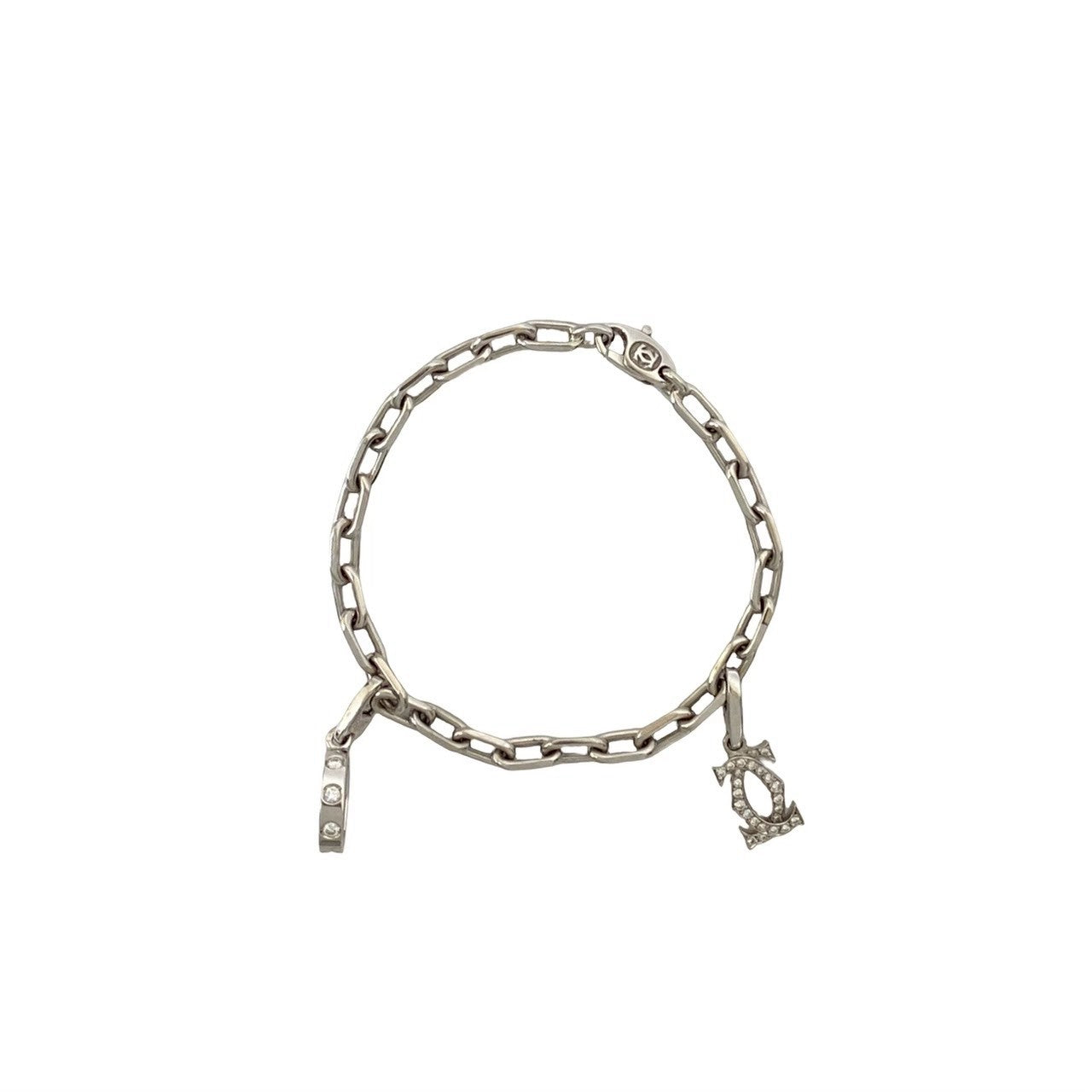 カルティエ スパルタカス Au750ホワイトゴールド ダイヤモンド ブレスレット