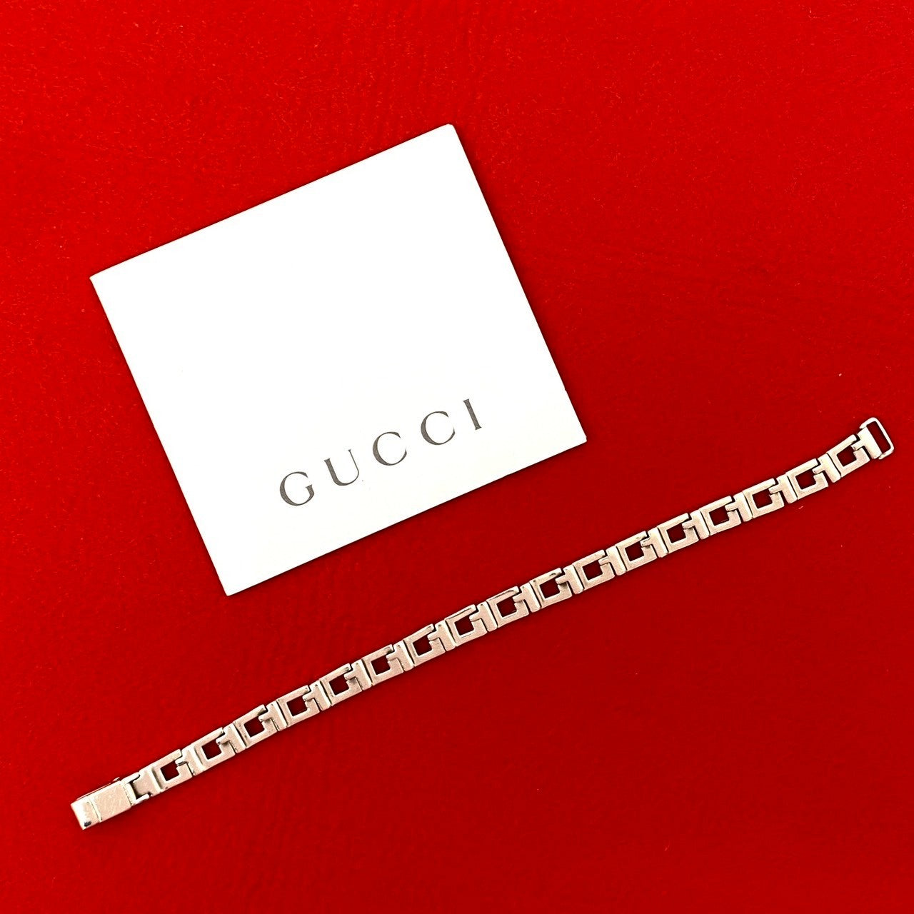 グッチ Gシェイプ シルバー925 ブレスレット