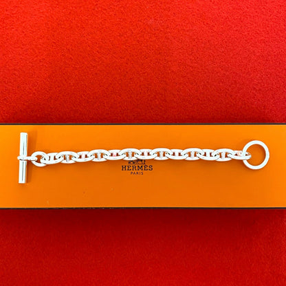 エルメス シェーヌ ダンクル シルバー 925 ブレスレット サイズ 13