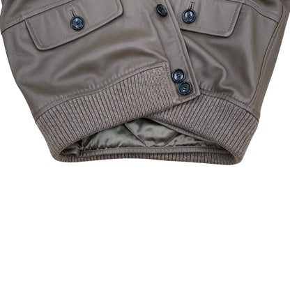 ロエベ ラムスキン シルク カシミア アウターウェア