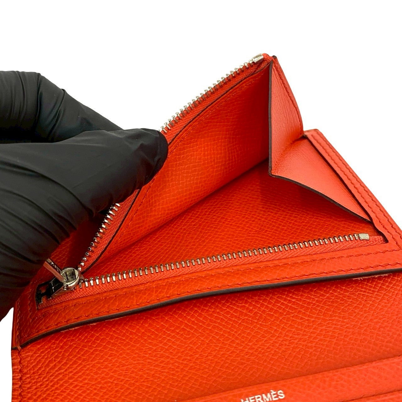 エルメス ベアン エプソン コンパクト ウォレット