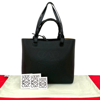 ロエベ アナグラム レザー トートバッグ