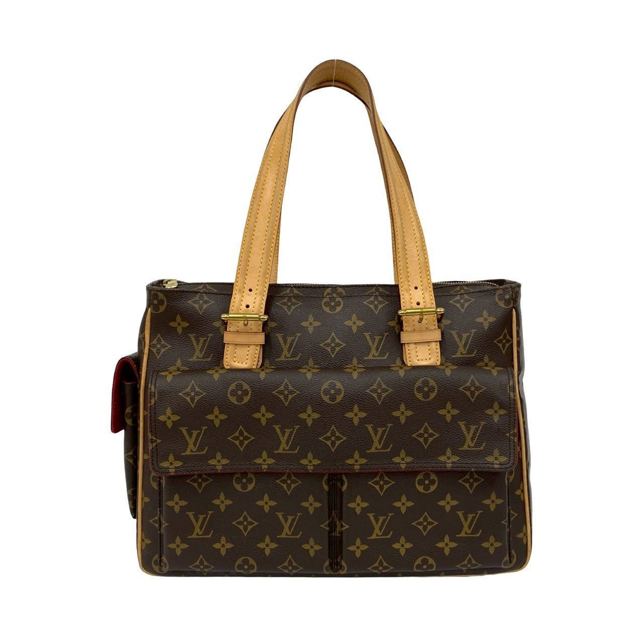 ルイ ヴィトン マルチプリ シテ モノグラム レザー トートバッグ