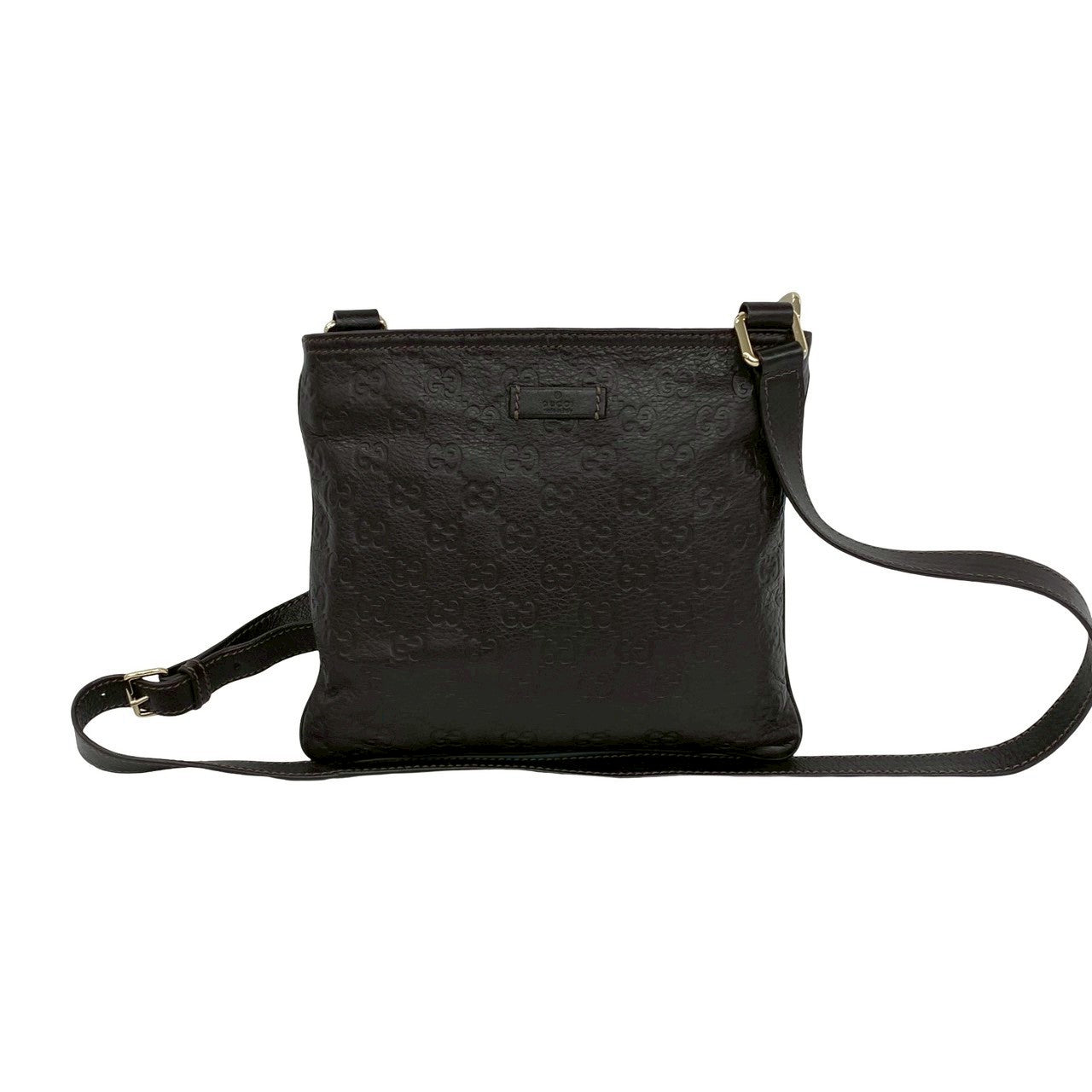 グッチ グッチシマ レザーショルダーバッグ