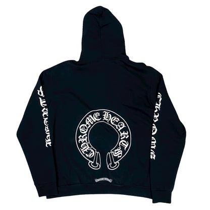 クロムハーツ ホースシュー ロゴ コットン フーディー