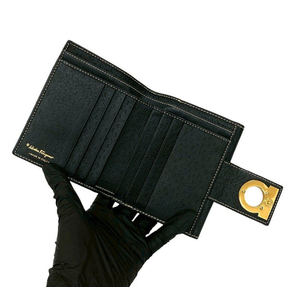 サルヴァトーレ フェラガモ レザー二つ折り財布