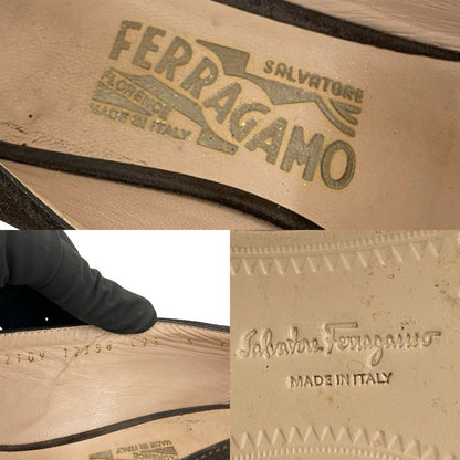 サルヴァトーレ フェラガモ ガンチーニ スエードローファー