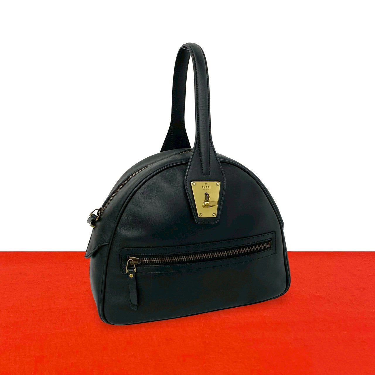 グッチ レザー ボストンバッグ
