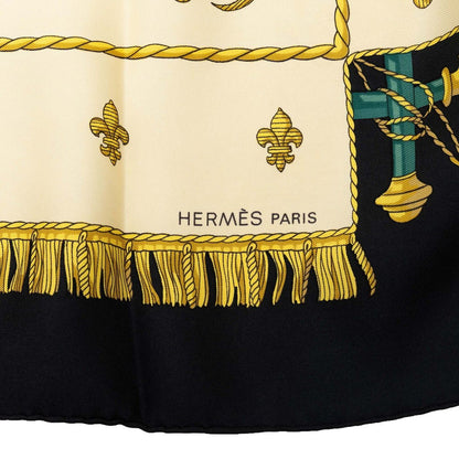 エルメス カレ90 VUE DU CAROSSE DE LA GALERE LA REALE シルクスカーフ