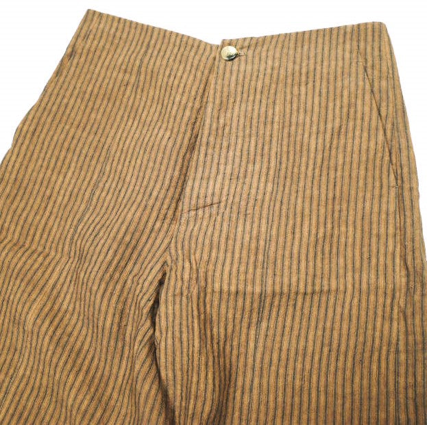 オマールアフリディ KAKISHIBU STRIPES リネンショーツ