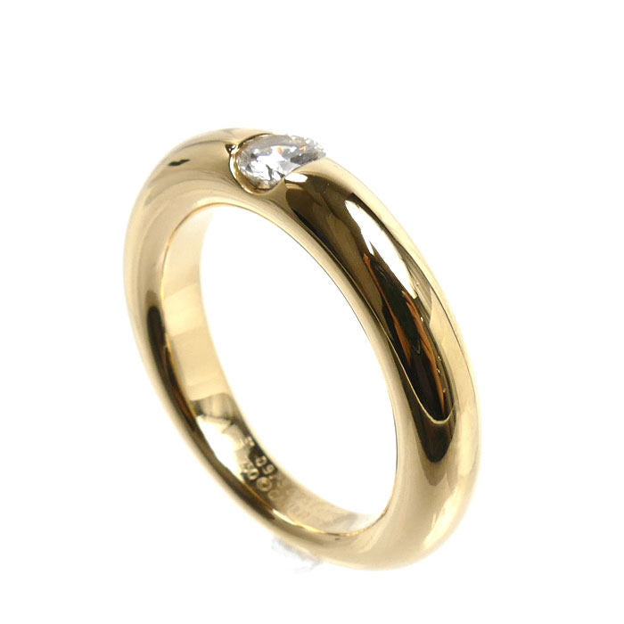 カルティエ エリプス Au750 ダイヤモンドリング 11号